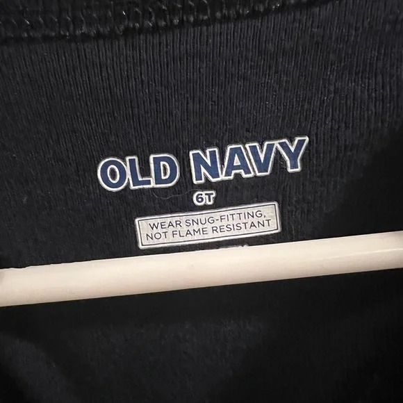 Navy blue Pajama Onesie with ramen Noodle Patch - Picture 4 of 4